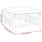 vidaXL 6-tlg. Garten-Lounge-Set mit Cremeweißen Kissen Bambus vidaXL 6-tlg. Garten-Lounge-Set mit Cremeweißen Kissen Bambus