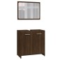 vidaXL 4-tlg. Badmöbel-Set Braun Eichen-Optik Holzwerkstoff vidaXL 4-tlg. Badmöbel-Set Braun Eichen-Optik Holzwerkstoff