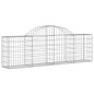 vidaXL Gabionen mit Hochbogen 25 Stk. 200x30x60/80 cm Verzinktes Eisen vidaXL Gabionen mit Hochbogen 25 Stk. 200x30x60/80 cm Verzinktes Eisen