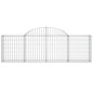 vidaXL Gabionen mit Hochbogen 25 Stk. 200x30x60/80 cm Verzinktes Eisen vidaXL Gabionen mit Hochbogen 25 Stk. 200x30x60/80 cm Verzinktes Eisen