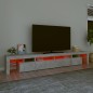 vidaXL TV-Schrank mit LED-Leuchten Betongrau 260x36,5x40 cm vidaXL TV-Schrank mit LED-Leuchten Betongrau 260x36,5x40 cm