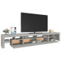 vidaXL TV-Schrank mit LED-Leuchten Betongrau 260x36,5x40 cm vidaXL TV-Schrank mit LED-Leuchten Betongrau 260x36,5x40 cm