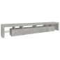 vidaXL TV-Schrank mit LED-Leuchten Betongrau 260x36,5x40 cm vidaXL TV-Schrank mit LED-Leuchten Betongrau 260x36,5x40 cm