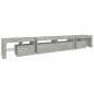 vidaXL TV-Schrank mit LED-Leuchten Betongrau 260x36,5x40 cm vidaXL TV-Schrank mit LED-Leuchten Betongrau 260x36,5x40 cm