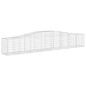 vidaXL Gabionen mit Hochbogen 2 Stk. 400x50x60/80 cm Verzinktes Eisen vidaXL Gabionen mit Hochbogen 2 Stk. 400x50x60/80 cm Verzinktes Eisen
