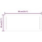 vidaXL LED-Badspiegel 40x90 cm vidaXL LED-Badspiegel 40x90 cm