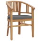 vidaXL 7-tlg. Garten-Essgruppe Massivholz Teak