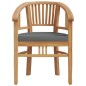 vidaXL 7-tlg. Garten-Essgruppe Massivholz Teak