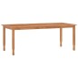 vidaXL 7-tlg. Garten-Essgruppe Massivholz Teak