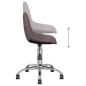 Esszimmerstühle 2 Stk. Drehbar Taupe Stoff Esszimmerstühle 2 Stk. Drehbar Taupe Stoff