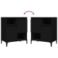 vidaXL Sideboards 3 Stk. Schwarz 60x35x70 cm Holzwerkstoff vidaXL Sideboards 3 Stk. Schwarz 60x35x70 cm Holzwerkstoff