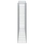 vidaXL Gabionen mit Hochbogen 3 Stk. 400x50x220/240cm Verzinktes Eisen vidaXL Gabionen mit Hochbogen 3 Stk. 400x50x220/240cm Verzinktes Eisen