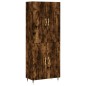 Highboard Räuchereiche 69,5x34x180 cm Holzwerkstoff Highboard Räuchereiche 69,5x34x180 cm Holzwerkstoff