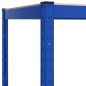 vidaXL Regale mit 5 Böden 5 Stk. Blau Stahl & Holzwerkstoff vidaXL Regale mit 5 Böden 5 Stk. Blau Stahl & Holzwerkstoff