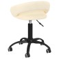 Esszimmerstühle 2 Stk. Drehbar Creme Samt Esszimmerstühle 2 Stk. Drehbar Creme Samt