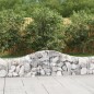 vidaXL Gabionen mit Hochbogen 13 Stk. 200x30x40/60 cm Verzinktes Eisen vidaXL Gabionen mit Hochbogen 13 Stk. 200x30x40/60 cm Verzinktes Eisen