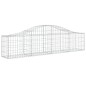 vidaXL Gabionen mit Hochbogen 13 Stk. 200x30x40/60 cm Verzinktes Eisen vidaXL Gabionen mit Hochbogen 13 Stk. 200x30x40/60 cm Verzinktes Eisen