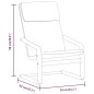 vidaXL Relaxsessel mit Hocker Hellgrau Stoff vidaXL Relaxsessel mit Hocker Hellgrau Stoff