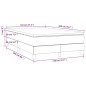 vidaXL Boxspringbett mit Matratze Weiß 120x200 cm Kunstleder vidaXL Boxspringbett mit Matratze Weiß 120x200 cm Kunstleder