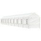 vidaXL Pavillon mit Dach Weiß 20,07x2,28x2,69 m Polyethylen vidaXL Pavillon mit Dach Weiß 20,07x2,28x2,69 m Polyethylen