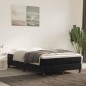 vidaXL Boxspringbett mit Matratze Schwarz 120x200 cm Samt vidaXL Boxspringbett mit Matratze Schwarz 120x200 cm Samt