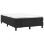 vidaXL Boxspringbett mit Matratze Schwarz 120x200 cm Samt vidaXL Boxspringbett mit Matratze Schwarz 120x200 cm Samt