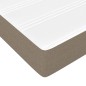 vidaXL Boxspringbett mit Matratze Taupe 80x200 cm Stoff vidaXL Boxspringbett mit Matratze Taupe 80x200 cm Stoff