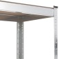 vidaXL Regale mit 5 Böden 3 Stk. Silbern Stahl & Holzwerkstoff vidaXL Regale mit 5 Böden 3 Stk. Silbern Stahl & Holzwerkstoff