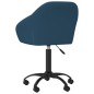 vidaXL Esszimmerstühle Drehbar 2 Stk. Blau Samt vidaXL Esszimmerstühle Drehbar 2 Stk. Blau Samt