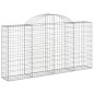 vidaXL Gabionen mit Hochbogen 6 Stk. 200x30x100/120cm Verzinktes Eisen vidaXL Gabionen mit Hochbogen 6 Stk. 200x30x100/120cm Verzinktes Eisen