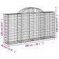vidaXL Gabionen mit Hochbogen 6 Stk. 200x30x100/120cm Verzinktes Eisen vidaXL Gabionen mit Hochbogen 6 Stk. 200x30x100/120cm Verzinktes Eisen