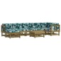 vidaXL 8-tlg. Garten-Lounge-Set mit Kissen Imprägniertes Kiefernholz vidaXL 8-tlg. Garten-Lounge-Set mit Kissen Imprägniertes Kiefernholz