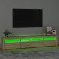 vidaXL TV-Schrank mit LED-Leuchten Sonoma-Eiche 210x35x40 cm vidaXL TV-Schrank mit LED-Leuchten Sonoma-Eiche 210x35x40 cm