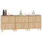 vidaXL Sideboards 3 Stk. Sonoma-Eiche 60x35x70 cm Holzwerkstoff vidaXL Sideboards 3 Stk. Sonoma-Eiche 60x35x70 cm Holzwerkstoff