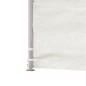vidaXL Pavillon mit Dach Weiß 17,84x4,08x3,22 m Polyethylen