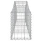 vidaXL Gabionen mit Hochbogen 18 Stk. 200x30x40/60 cm Verzinktes Eisen vidaXL Gabionen mit Hochbogen 18 Stk. 200x30x40/60 cm Verzinktes Eisen
