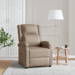 vidaXL Relaxsessel Cappuccino-Braun Kunstleder