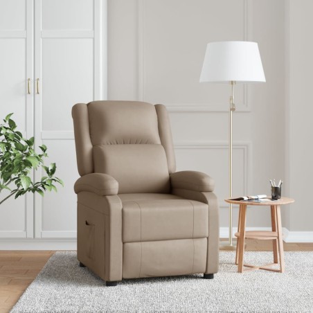 vidaXL Relaxsessel Cappuccino-Braun Kunstleder