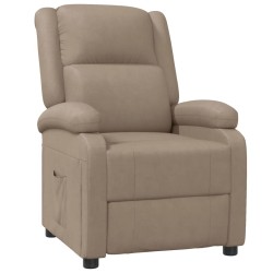 vidaXL Relaxsessel Cappuccino-Braun Kunstleder