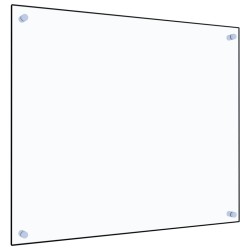 vidaXL Küchenrückwand Transparent 70x60 cm Hartglas
