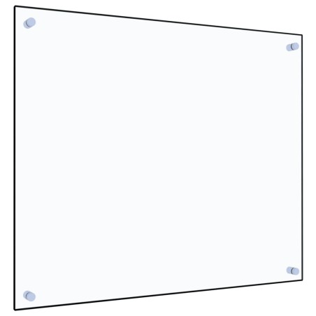 vidaXL Küchenrückwand Transparent 70x60 cm Hartglas