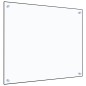 vidaXL Küchenrückwand Transparent 70x60 cm Hartglas vidaXL Küchenrückwand Transparent 70x60 cm Hartglas