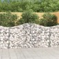 vidaXL Gabionen mit Hochbogen 15Stk. 200x30x100/120cm Verzinktes Eisen vidaXL Gabionen mit Hochbogen 15Stk. 200x30x100/120cm Verzinktes Eisen