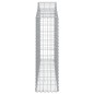vidaXL Gabionen mit Hochbogen 15Stk. 200x30x100/120cm Verzinktes Eisen vidaXL Gabionen mit Hochbogen 15Stk. 200x30x100/120cm Verzinktes Eisen