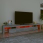 vidaXL TV-Schrank mit LED-Leuchten Grau Sonoma 260x36,5x40 cm vidaXL TV-Schrank mit LED-Leuchten Grau Sonoma 260x36,5x40 cm