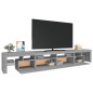 vidaXL TV-Schrank mit LED-Leuchten Grau Sonoma 260x36,5x40 cm vidaXL TV-Schrank mit LED-Leuchten Grau Sonoma 260x36,5x40 cm