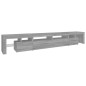 vidaXL TV-Schrank mit LED-Leuchten Grau Sonoma 260x36,5x40 cm vidaXL TV-Schrank mit LED-Leuchten Grau Sonoma 260x36,5x40 cm