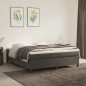 vidaXL Boxspringbett mit Matratze Dunkelgrau 160x200 cm Samt vidaXL Boxspringbett mit Matratze Dunkelgrau 160x200 cm Samt
