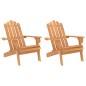 vidaXL Adirondack-Gartenstühle 2 Stk. Massivholz Akazie vidaXL Adirondack-Gartenstühle 2 Stk. Massivholz Akazie