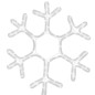 vidaXL LED-Schneeflocken 2 Stk. Warmweiß 38x37 cm vidaXL LED-Schneeflocken 2 Stk. Warmweiß 38x37 cm